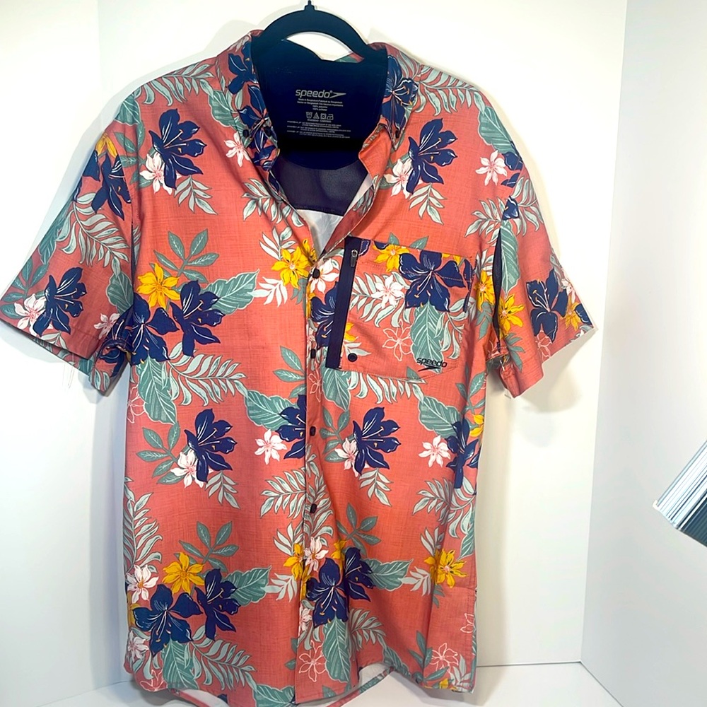 Speedo Men’s Tropical Floral, short sleeve